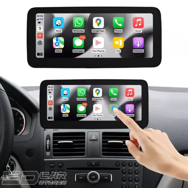 شاشة مرسيدس W204 اندرويد 10.25 بوصة