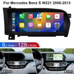 BENZ W221 10.25inch 2005-2009 ntg 3.0 8+128