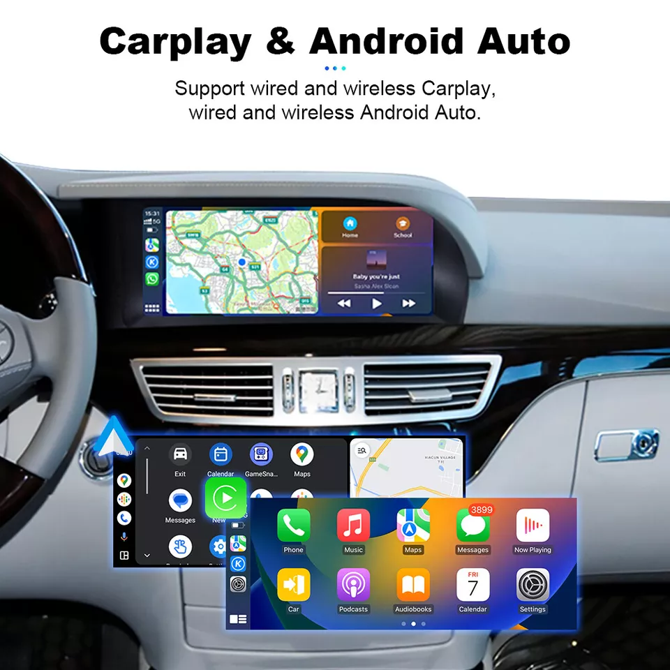 واجهة التطبيقات في شاشة W221