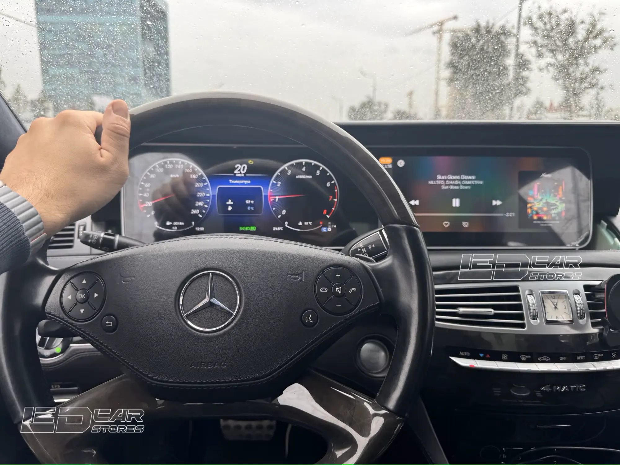 عدادات مرسيدس W221 ديجيتال تركيبة كاملة