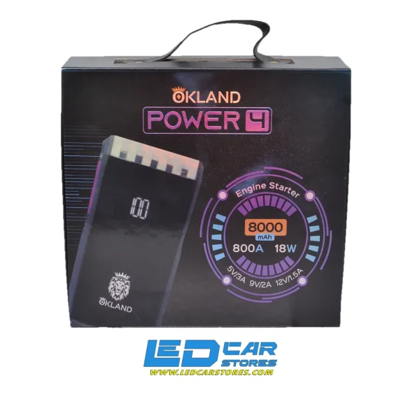OKLAND POWER 4 BANK 800A 18W Cable