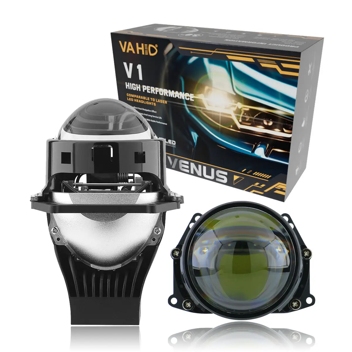 عدسات أمامية VAHID V1 LED بروجيكتور 3.0 بوصة​