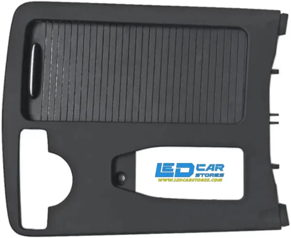 غطاء كونسول مرسيدس W204 W207 W212 ومصراع حامل أكواب (أسود)