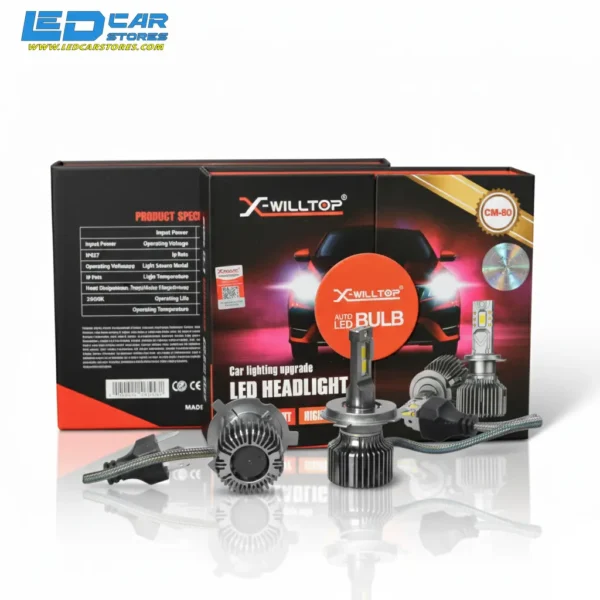 لمبات ليد XWILLTOP CM 80 W | 6500K | 16000W (IP67).