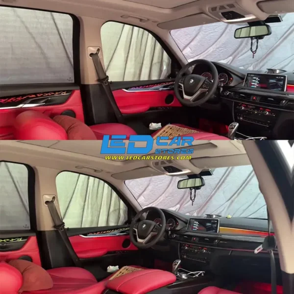 宝马X5 2014-2018 星系版本 18 虚构颜色的前灯CP1815 (1) بي ام دبليو X5 2014-2018 إصدار جالاكسي 18 مصابيح أمامية بألوان خيالية CP1815