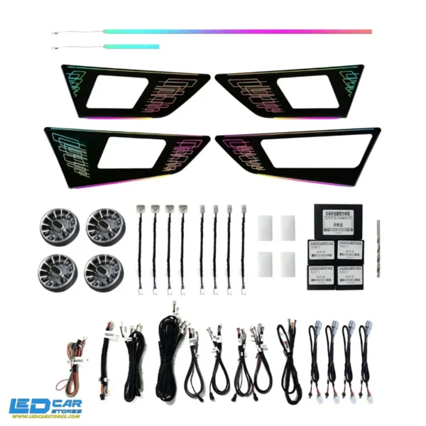 طقم إضاءة محيطة 64 لون لمرسيدس GLK X204 (2012-2015)