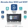 شاشة اندرويد W203 | W209 | 4GB RAM + 64GB Memory Carplay GPS لمرسيدس 2004-2007