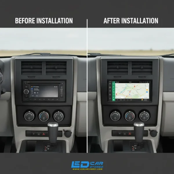 شاشة اندرويد جيب KK 7 بوصة T133 4GB RAM، 64GB ROM، GPS