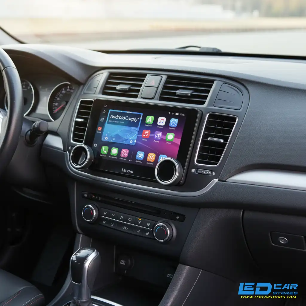 شاشة سيارة لينوفو D110 HQ أندرويد 4+64GB 3 نظام صوت DSP لينوفو