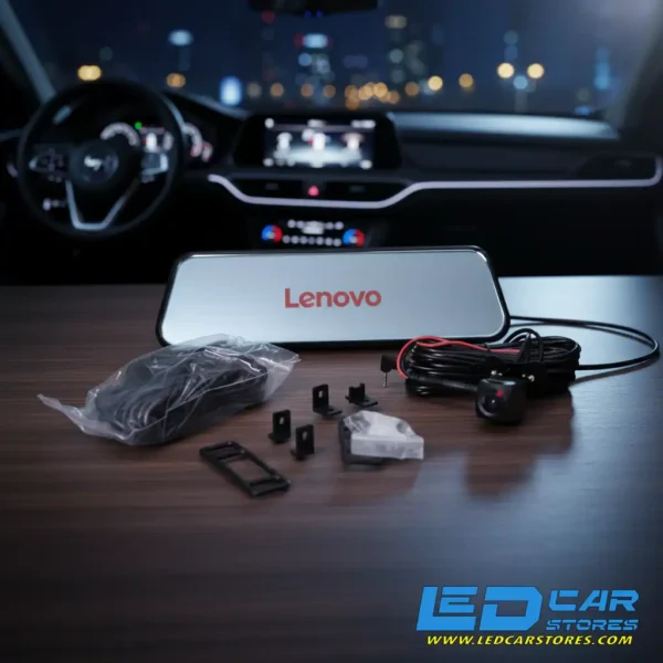 شاشة مرايا لينوفو + كاميرا أمامية + كاميرا خلفية + ريكوردر (مسجل فيديو رقمي)