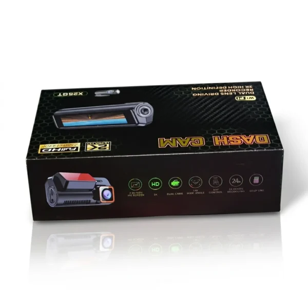 DASH CAM 2K -X25GT (4) 复制远见之星 داش كام DASH CAM 2K - X25GT | عدسة مزدوجة وواي فاي | ليد كار ستورز